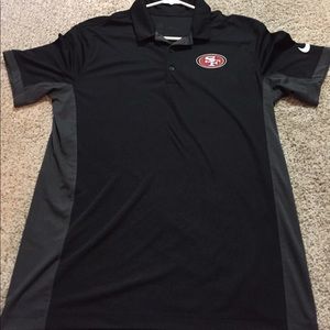 Nike dri fit 49ers polo